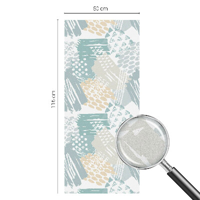 Ochranná fólia na sklo vitráž Abstraktná mozaika