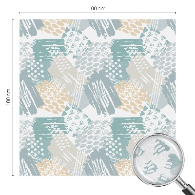 Ochranná fólia na sklo vitráž Abstraktná mozaika