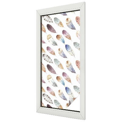 Nepriehľadná fólia na okno Boho perie