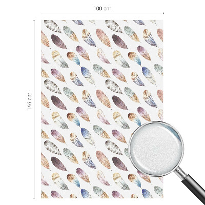 Nepriehľadná fólia na okno Boho perie