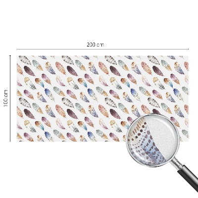 Nepriehľadná fólia na okno Boho perie