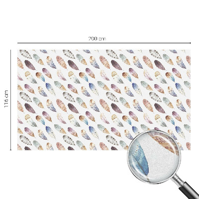 Nepriehľadná fólia na okno Boho perie