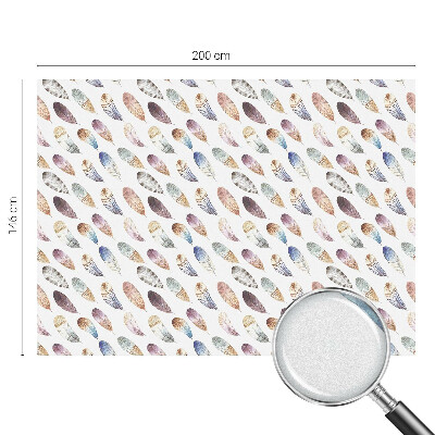 Nepriehľadná fólia na okno Boho perie