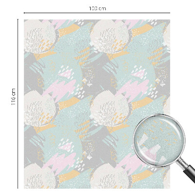 Ochranná fólia na sklo vitráž Abstraktná harmónia