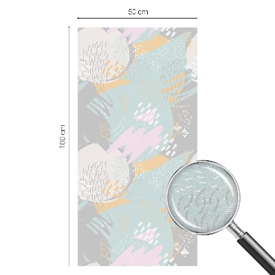 Ochranná fólia na sklo vitráž Abstraktná harmónia