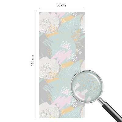 Ochranná fólia na sklo vitráž Abstraktná harmónia