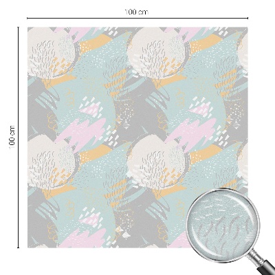 Ochranná fólia na sklo vitráž Abstraktná harmónia