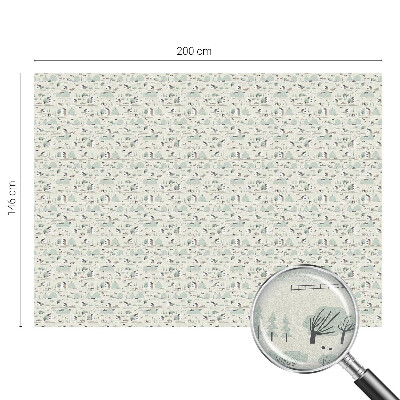 Fólia na sklo na ochranu súkromia Idylická dedinka