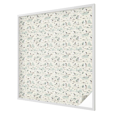 Fólia na sklo na ochranu súkromia Idylická dedinka