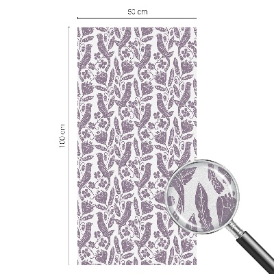 Samolepiaca fólia na sklo vitrážová Ľudové motívy