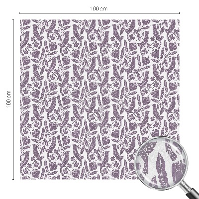 Samolepiaca fólia na sklo vitrážová Ľudové motívy