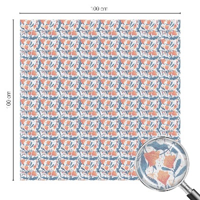 Matná fólia na okno vitráž Kvetinová hostina