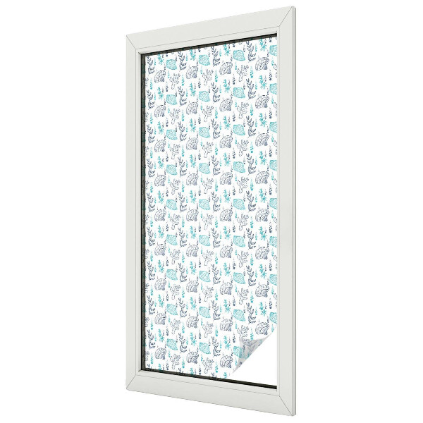 Samolepiaca fólia na sklo vitrážová Námorná harmónia