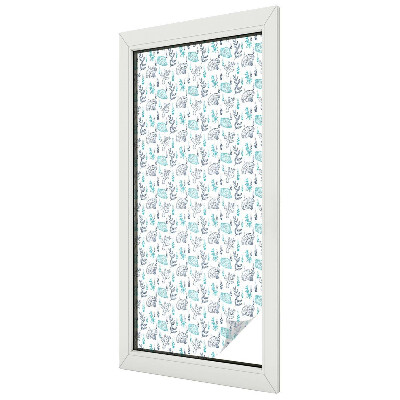 Samolepiaca fólia na sklo vitrážová Námorná harmónia