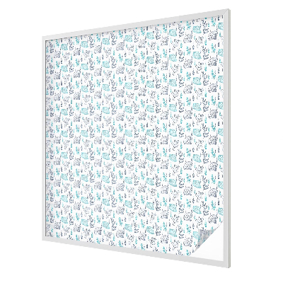 Samolepiaca fólia na sklo vitrážová Námorná harmónia