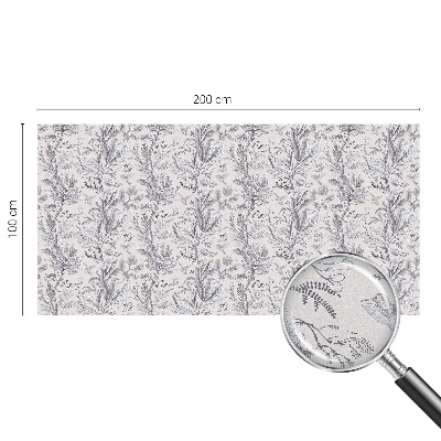 Fólia na sklo na ochranu súkromia Listy a motýle