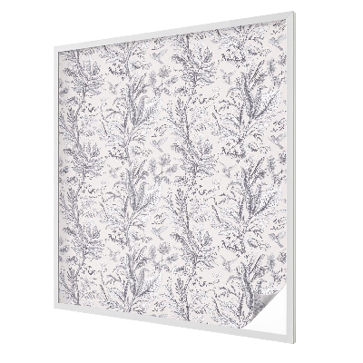 Fólia na sklo na ochranu súkromia Listy a motýle