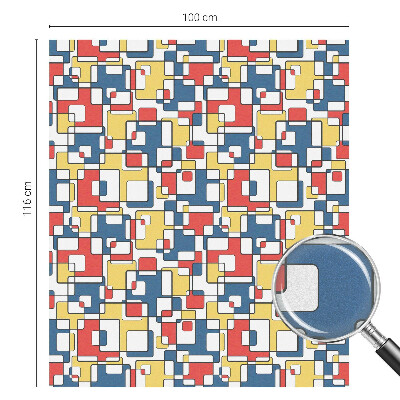 Nepriehľadná fólia na okno Geometrické tvary