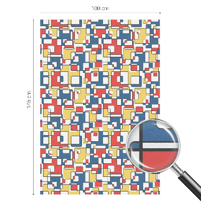 Nepriehľadná fólia na okno Geometrické tvary