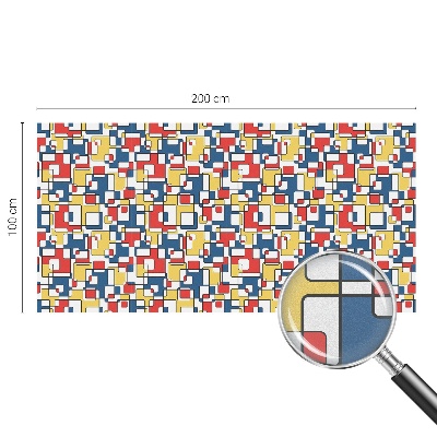 Nepriehľadná fólia na okno Geometrické tvary