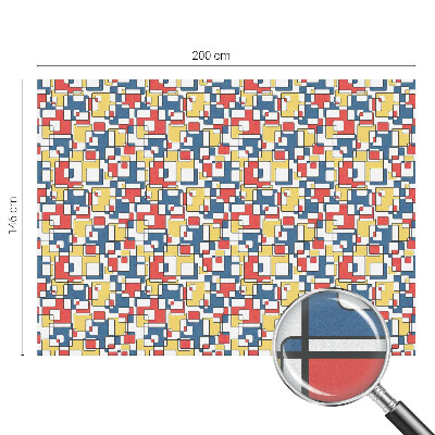Nepriehľadná fólia na okno Geometrické tvary