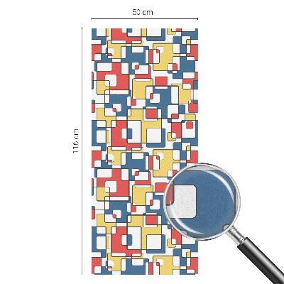 Nepriehľadná fólia na okno Geometrické tvary