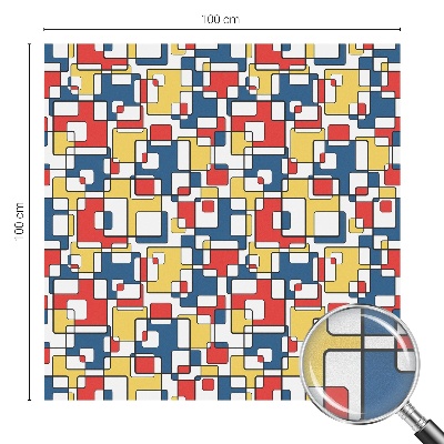 Nepriehľadná fólia na okno Geometrické tvary