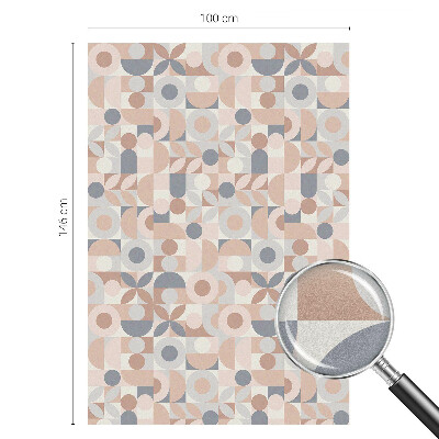 Matná fólia na okno vitráž Abstraktná mozaika