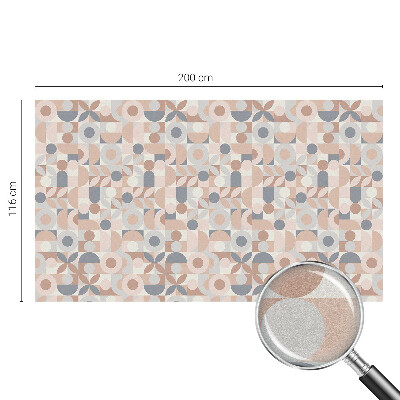 Matná fólia na okno vitráž Abstraktná mozaika