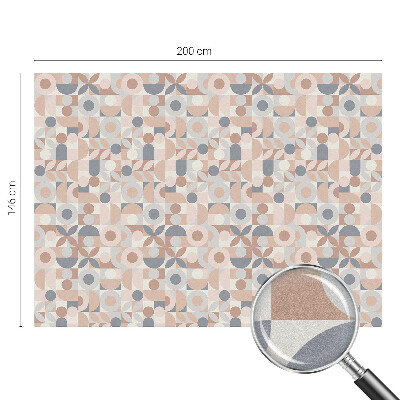 Matná fólia na okno vitráž Abstraktná mozaika