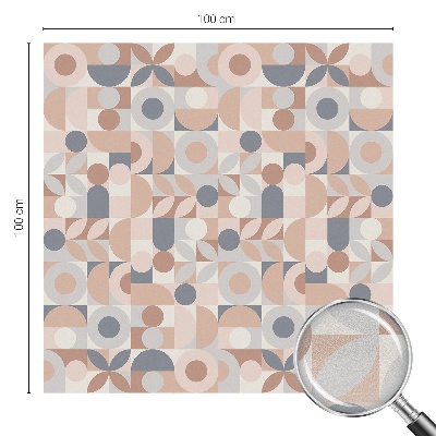 Matná fólia na okno vitráž Abstraktná mozaika