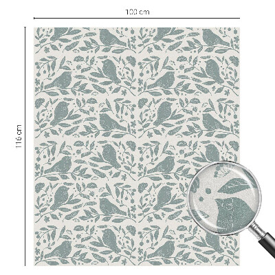 Samolepiaca fólia na sklo vitrážová Motív vtáka