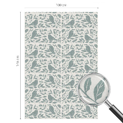 Samolepiaca fólia na sklo vitrážová Motív vtáka