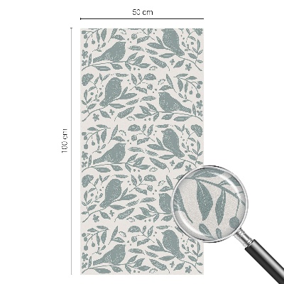 Samolepiaca fólia na sklo vitrážová Motív vtáka