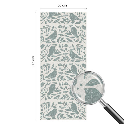 Samolepiaca fólia na sklo vitrážová Motív vtáka