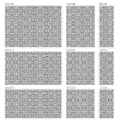 Nepriehľadná fólia na okno Geometrické polkruhy