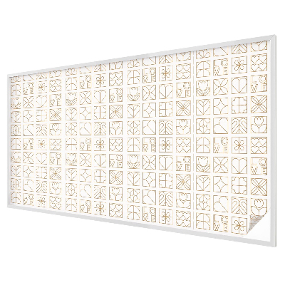 Matná fólia na okno vitráž Geometrická láska