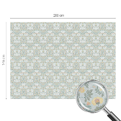 Ochranná fólia na sklo vitráž Jelenie kvety