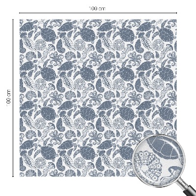 Nepriehľadná fólia na okno Oceánsky život