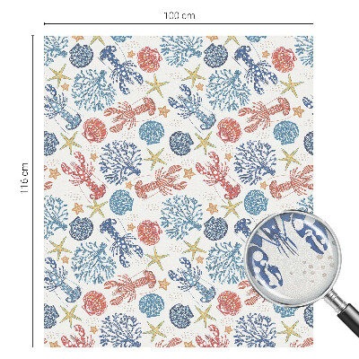 Fólia na sklo na ochranu súkromia Raky koraly