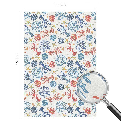 Fólia na sklo na ochranu súkromia Raky koraly