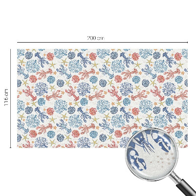 Fólia na sklo na ochranu súkromia Raky koraly