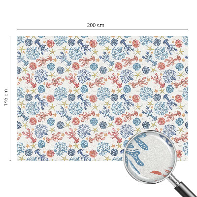 Fólia na sklo na ochranu súkromia Raky koraly