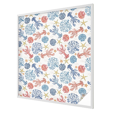 Fólia na sklo na ochranu súkromia Raky koraly