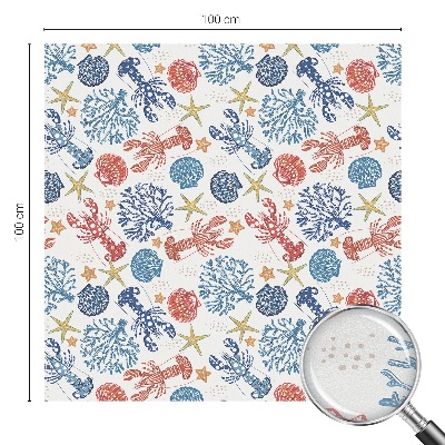 Fólia na sklo na ochranu súkromia Raky koraly