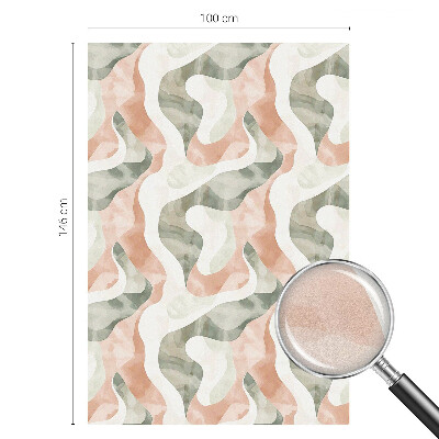 Samolepiaca fólia na sklo vitrážová Farebné vlny