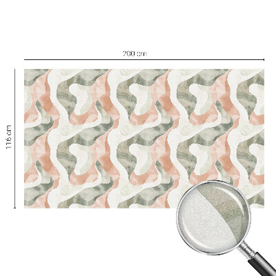 Samolepiaca fólia na sklo vitrážová Farebné vlny