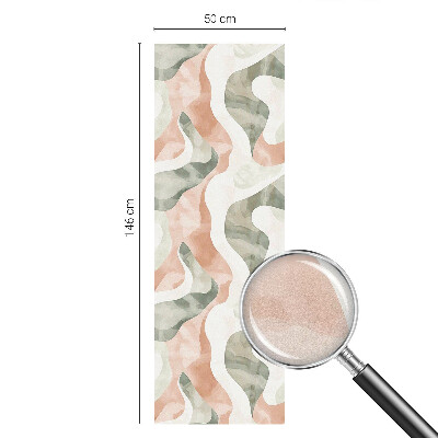 Samolepiaca fólia na sklo vitrážová Farebné vlny