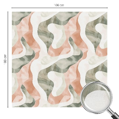 Samolepiaca fólia na sklo vitrážová Farebné vlny