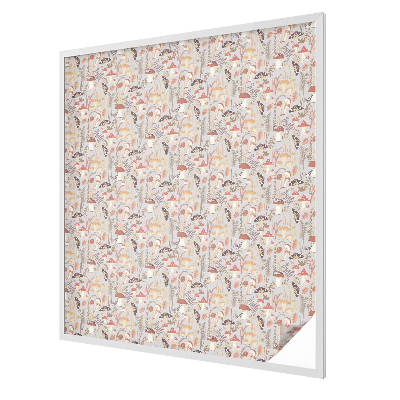 Ochranná fólia na sklo vitráž Lesný vzor